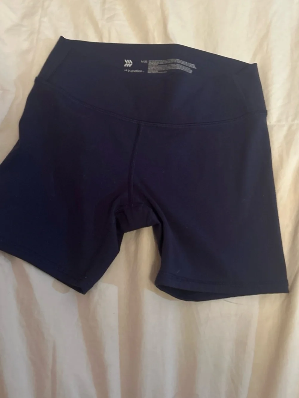 Women's Navy High-Waist Active Shorts